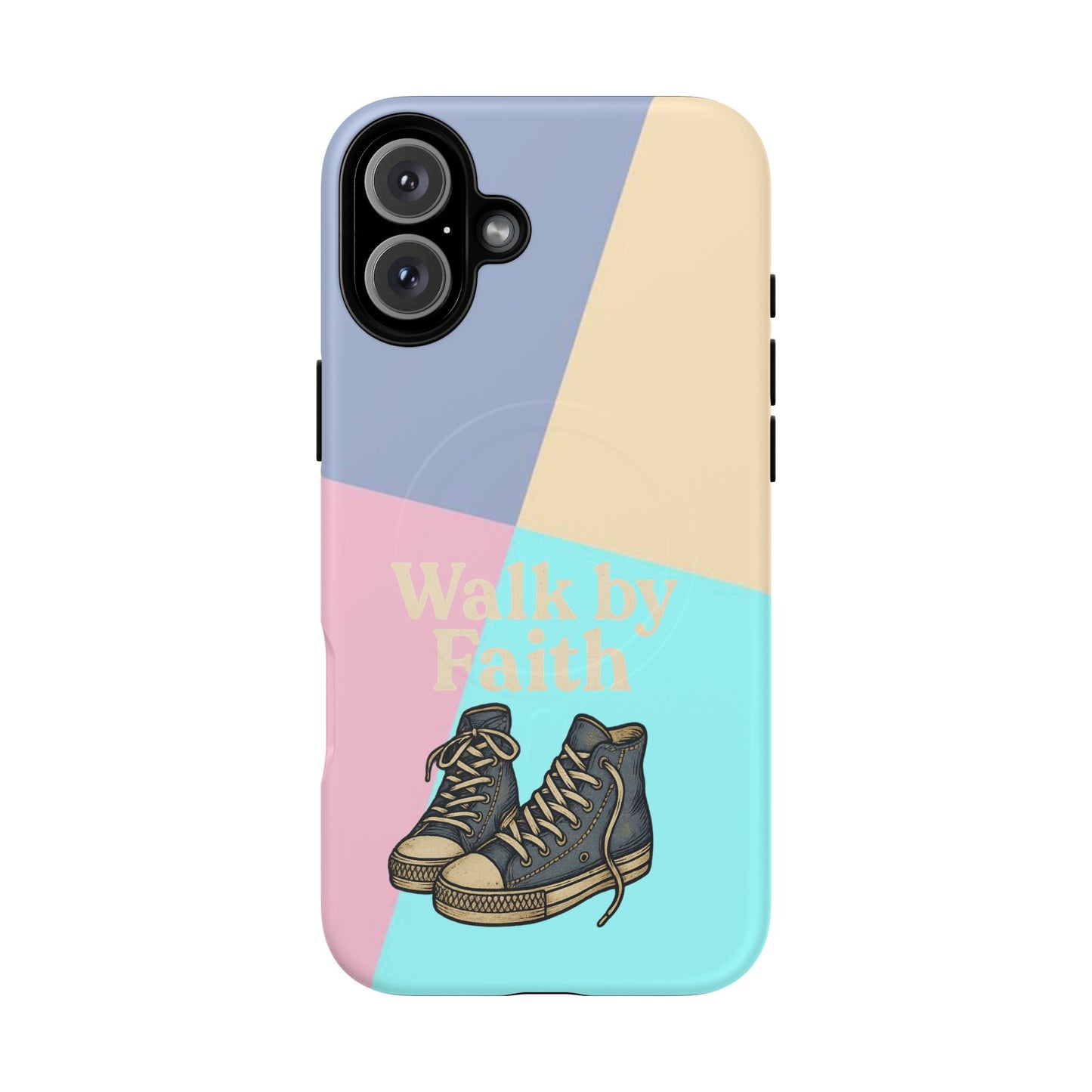 Walk by Faith – Vintage Sneakers | Tough Phone Case