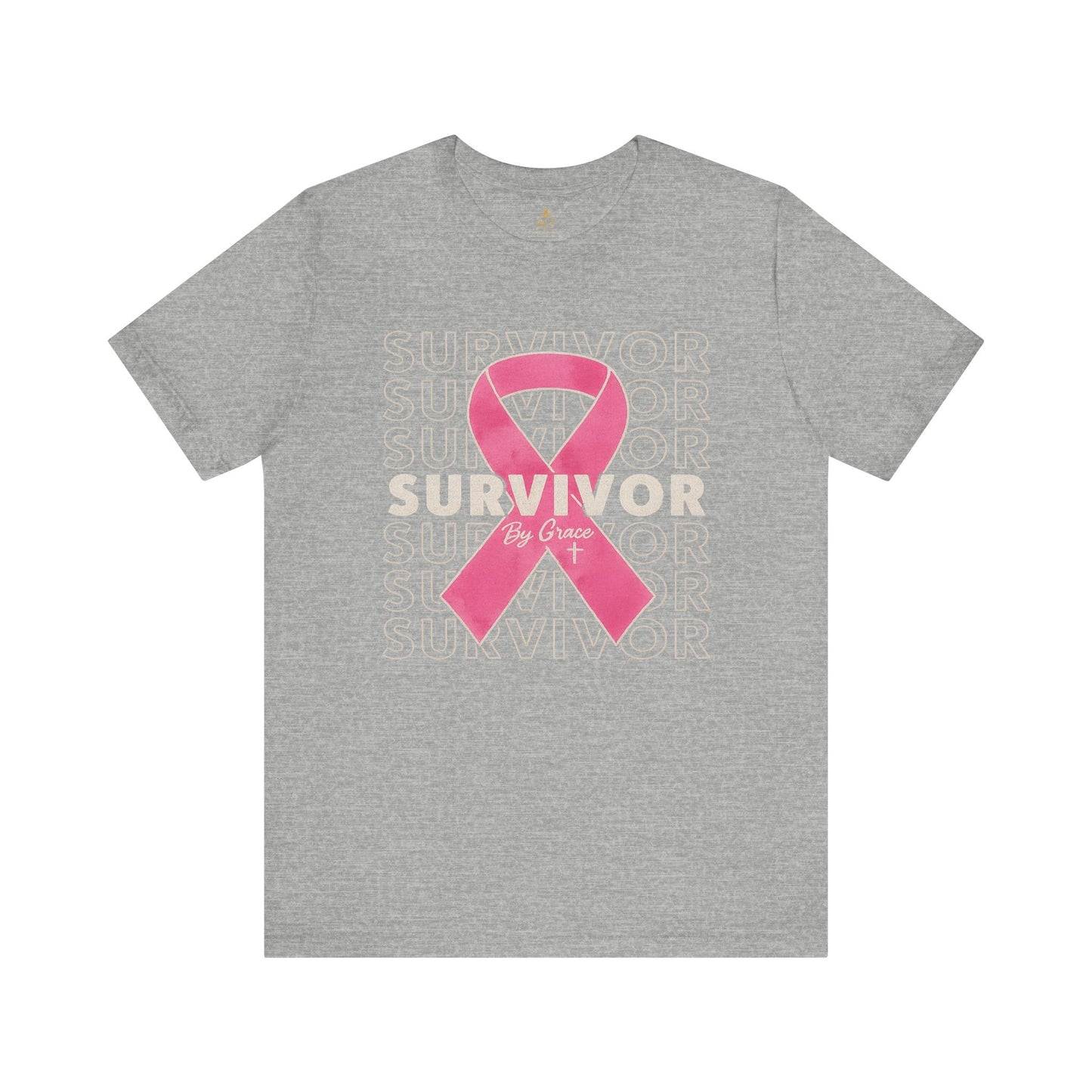 "Pink Ribbon Survivor – Bold Strength" | Jersey Tee