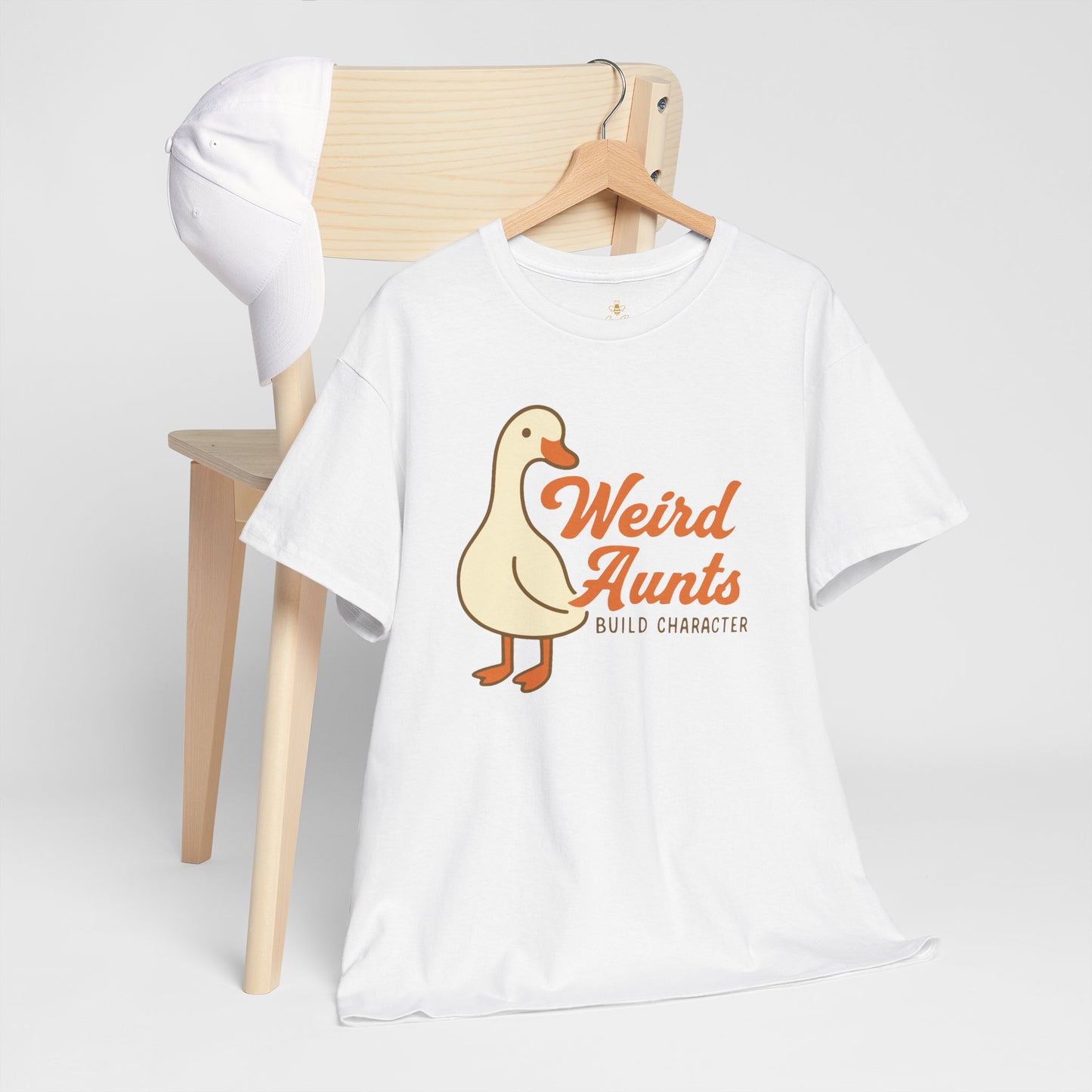 Weird Aunts Build Character Tee – Funny Goose Aunt Shirt