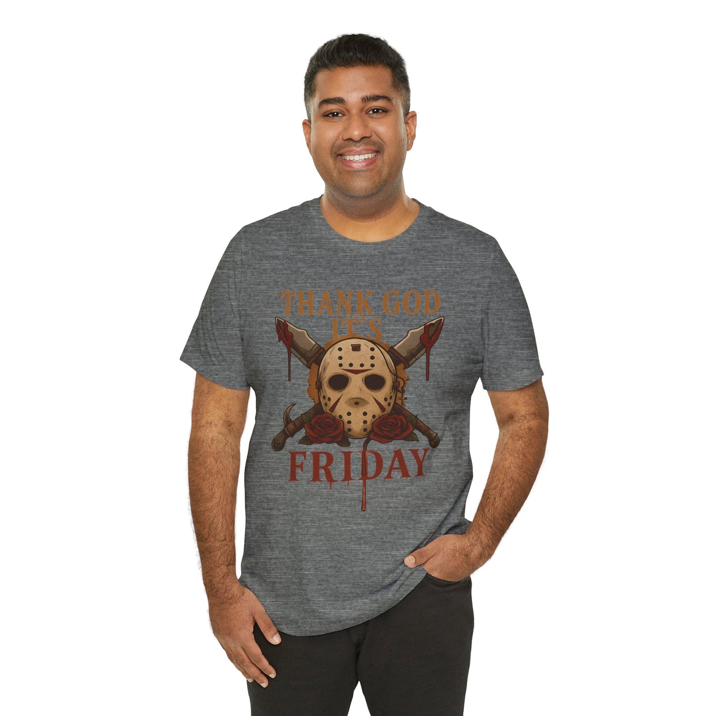 "Thank God It’s Friday – Horror Rose Edition" | Jersey Tee