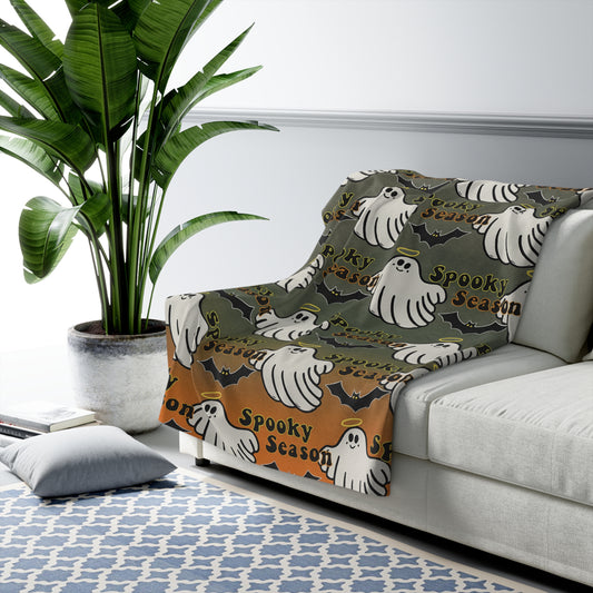 Spooky Season Vibes | Sherpa Fleece Blanket