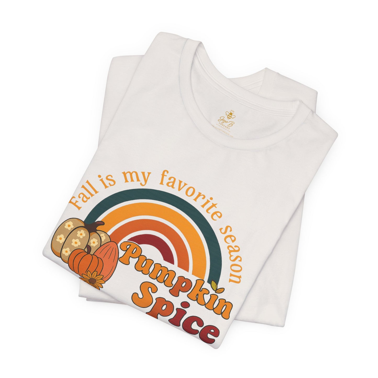 Fall is My Favorite Season Retro Pumpkin Spice Shirt | Jersey Tee