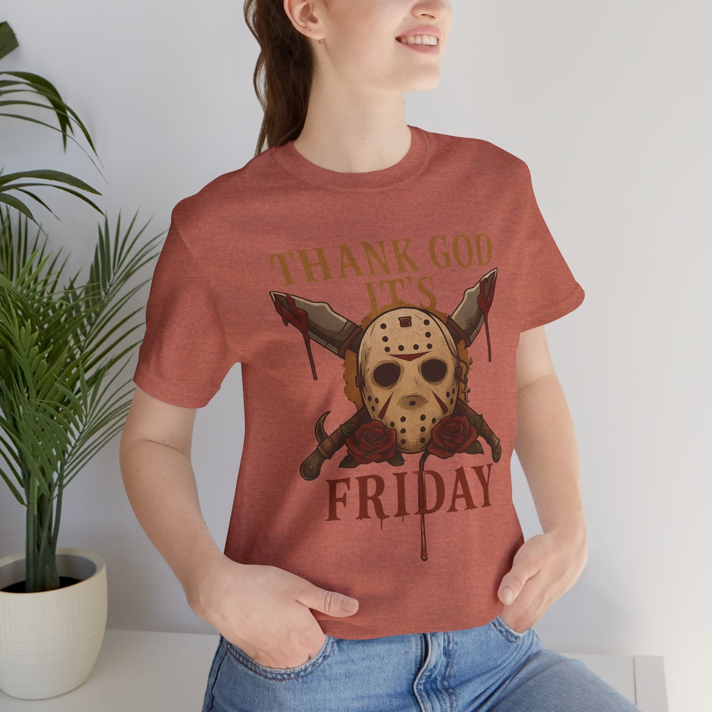 "Thank God It’s Friday – Horror Rose Edition" | Jersey Tee