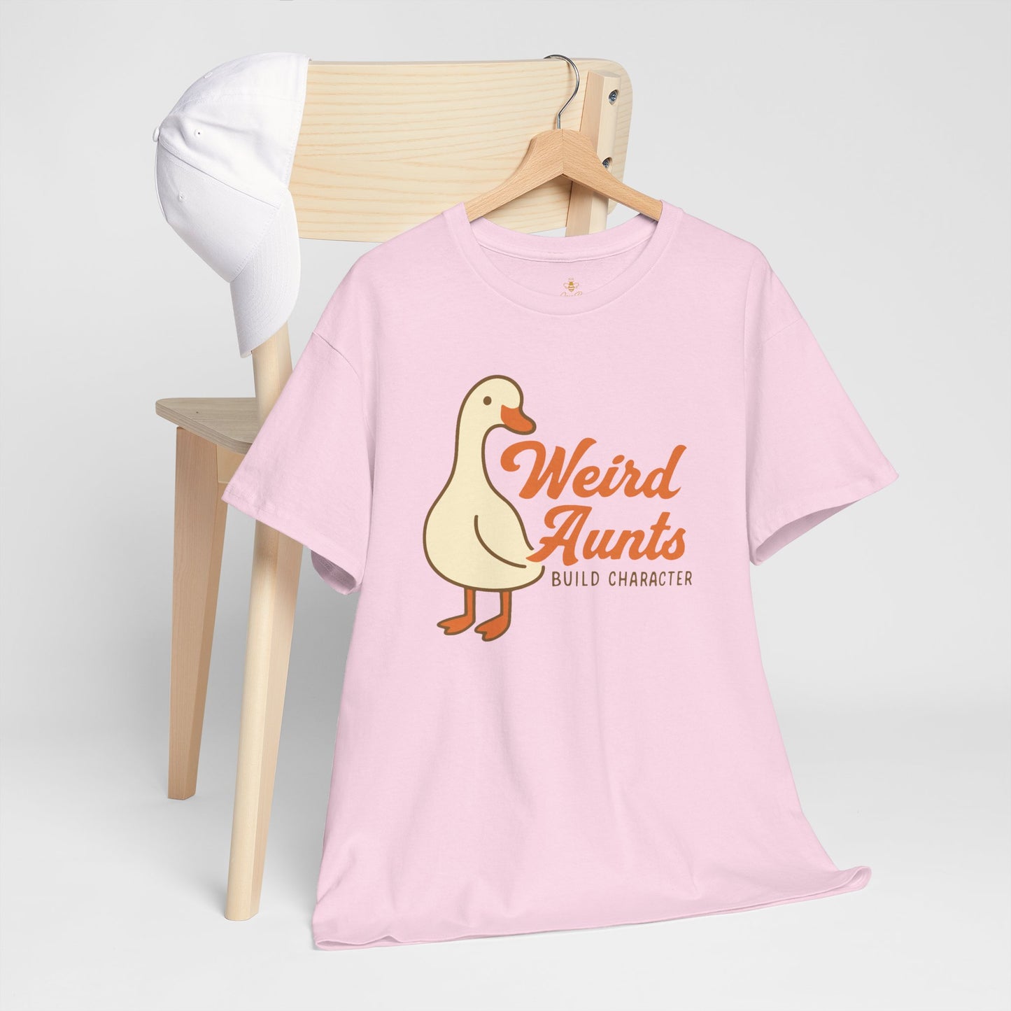 Weird Aunts Build Character Tee – Funny Goose Aunt Shirt