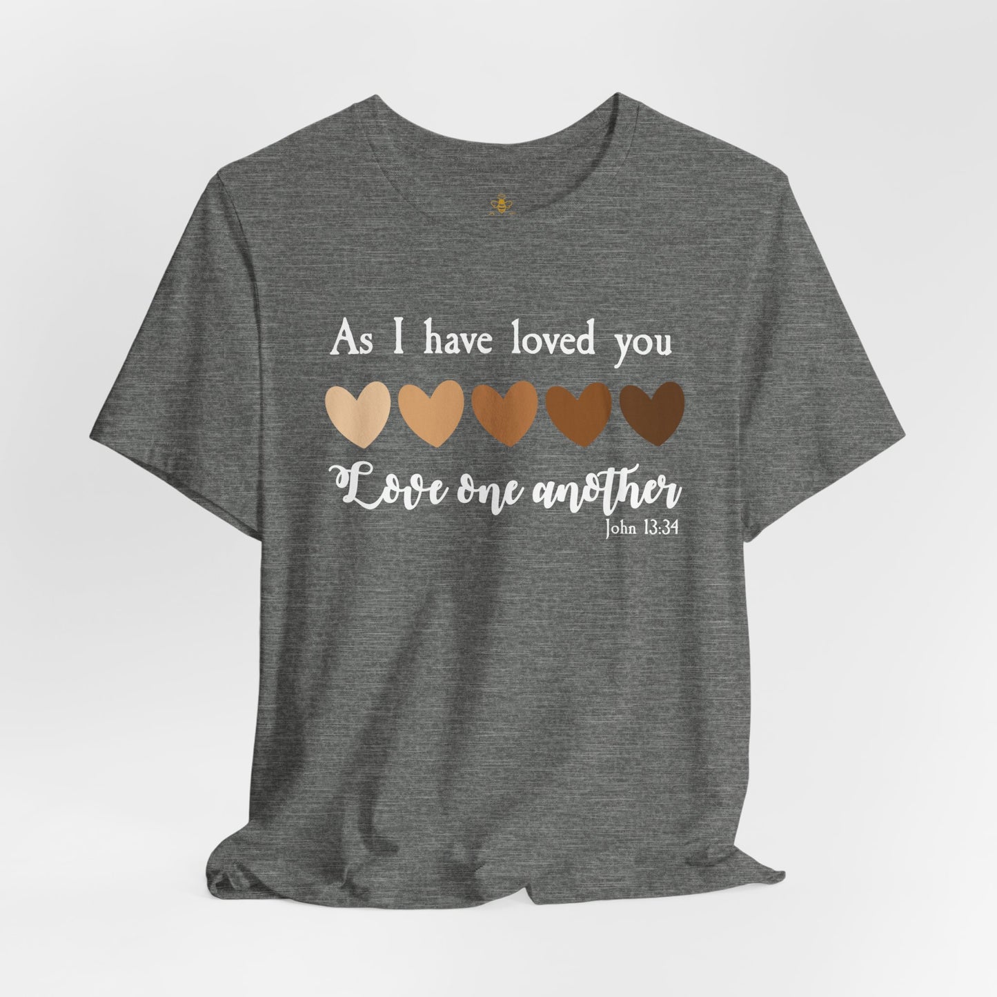 Love One Another – John 13:34  | Jersey Tee