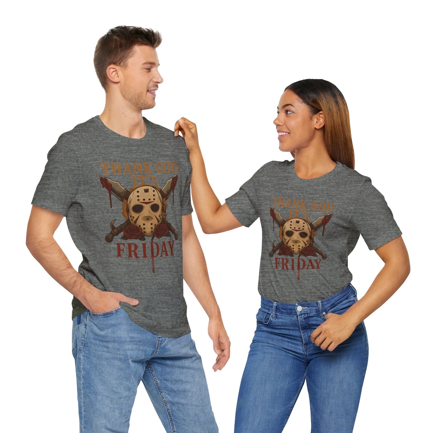 "Thank God It’s Friday – Horror Rose Edition" | Jersey Tee