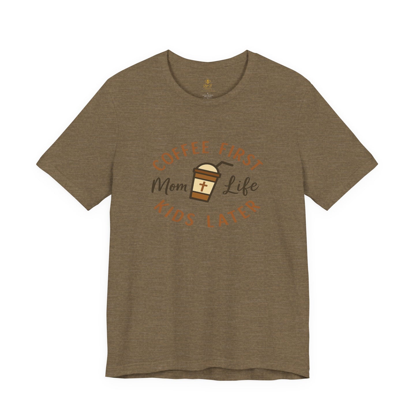 Coffee First. Mom Life. Kids Later. | Jersey Tee