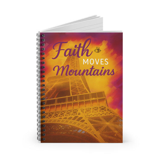 "Faith Over Fear – Paris Perspective" | Spiral Notebook