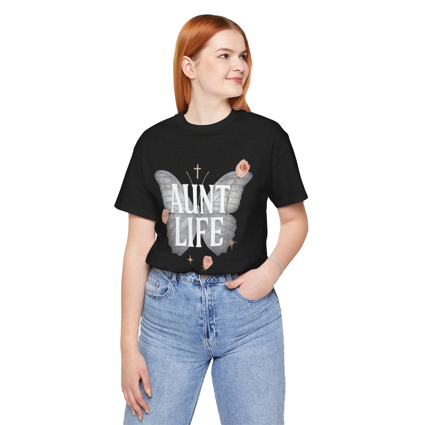 Aunt Life Butterfly | Jersey Tee