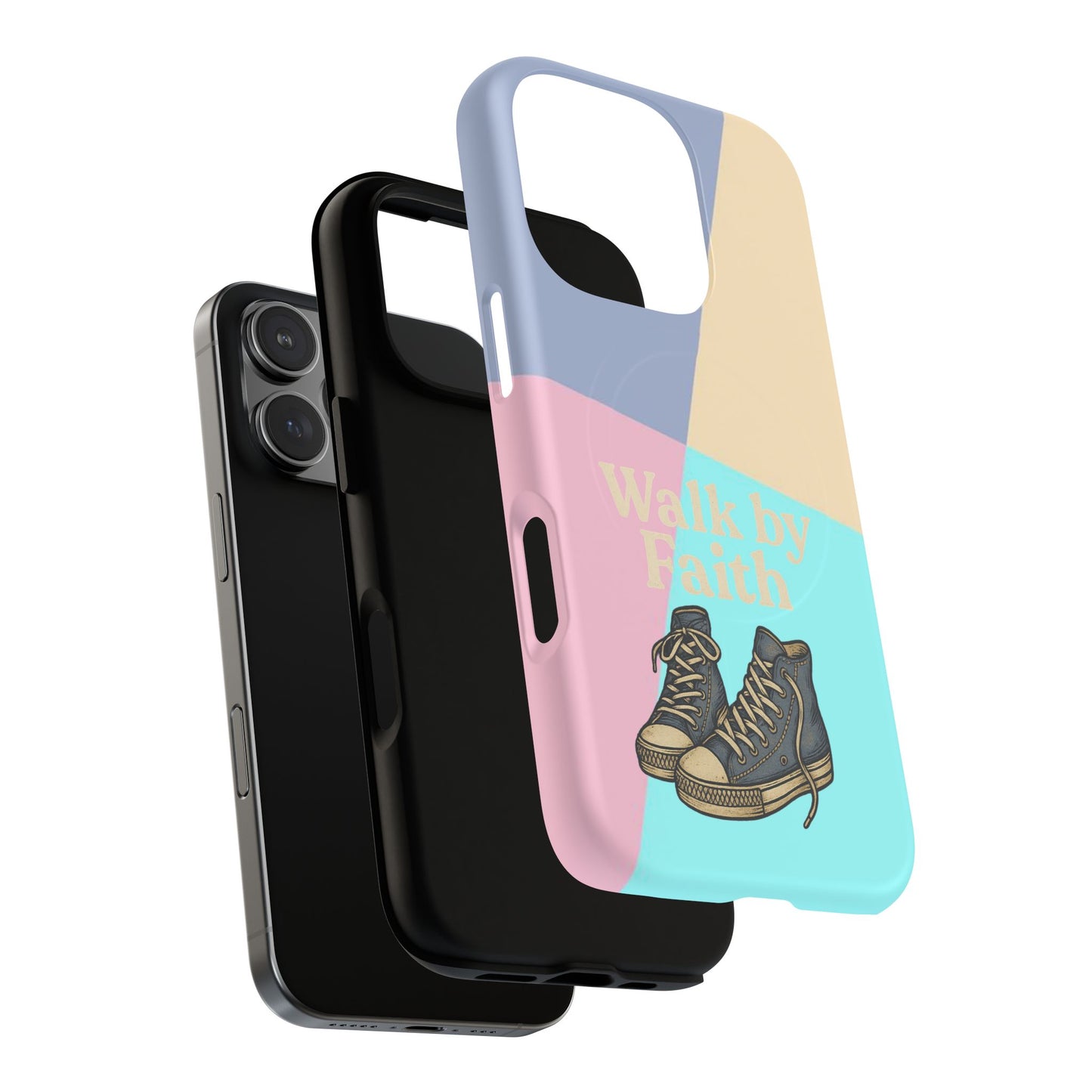 Walk by Faith – Vintage Sneakers | Tough Phone Case