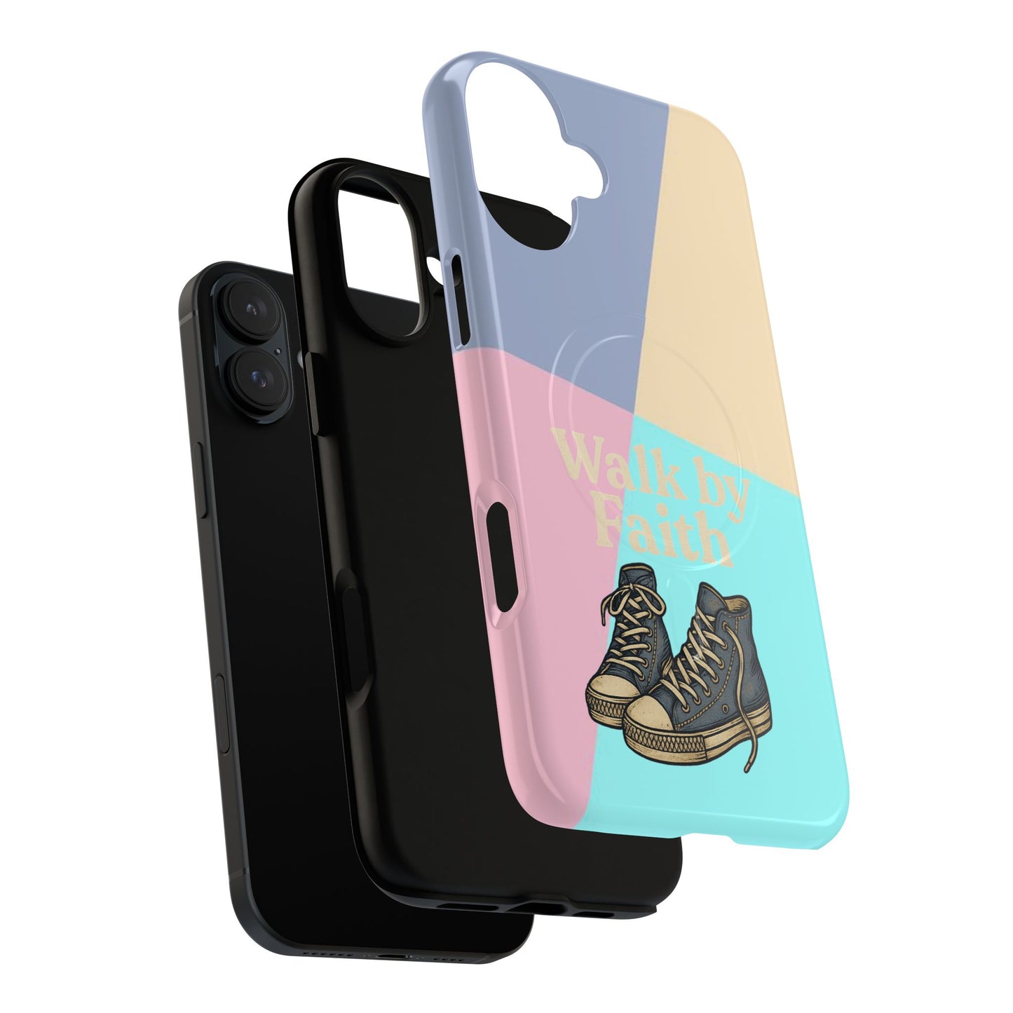 Walk by Faith – Vintage Sneakers | Tough Phone Case