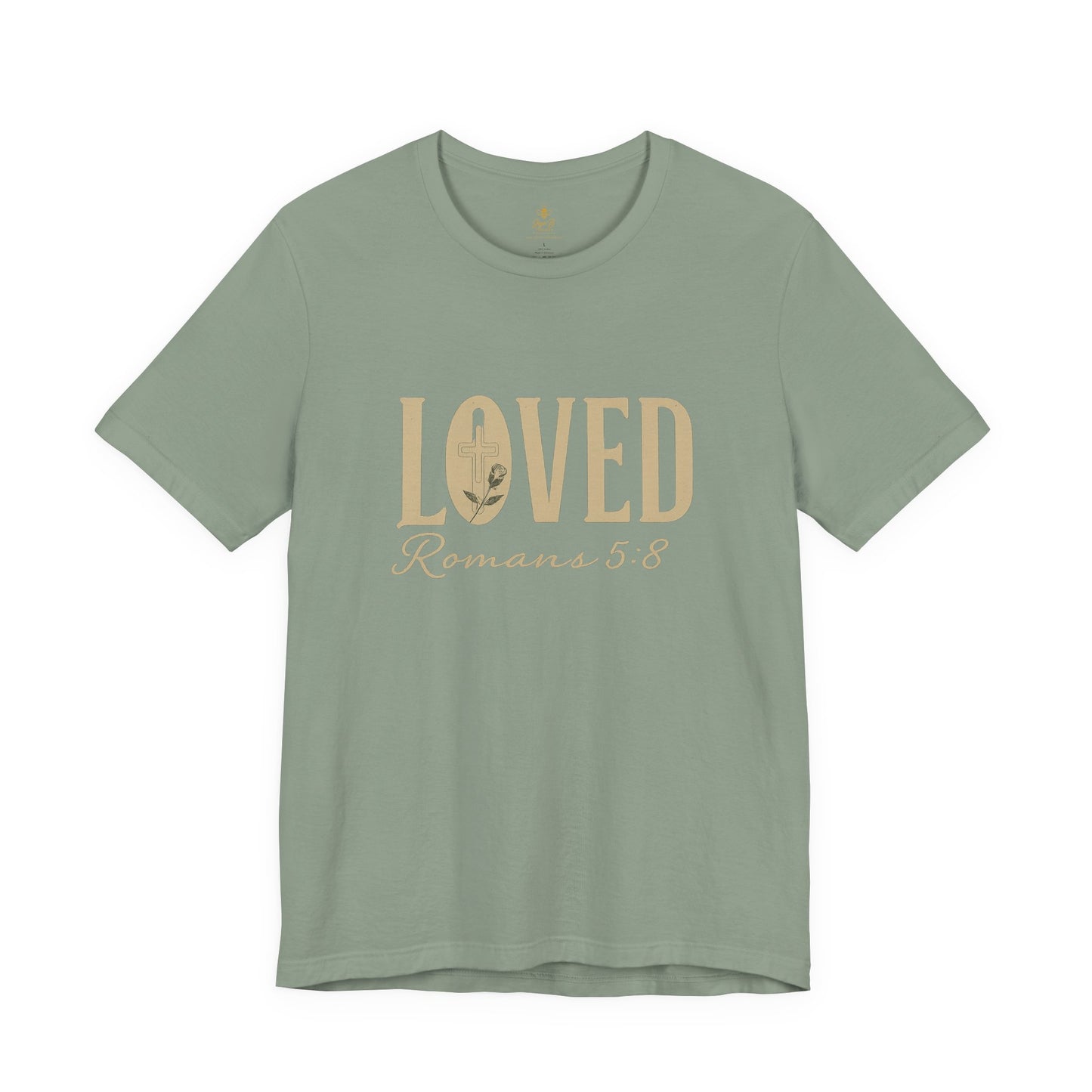 LOVED Romans 5:8 | Jersey Tee