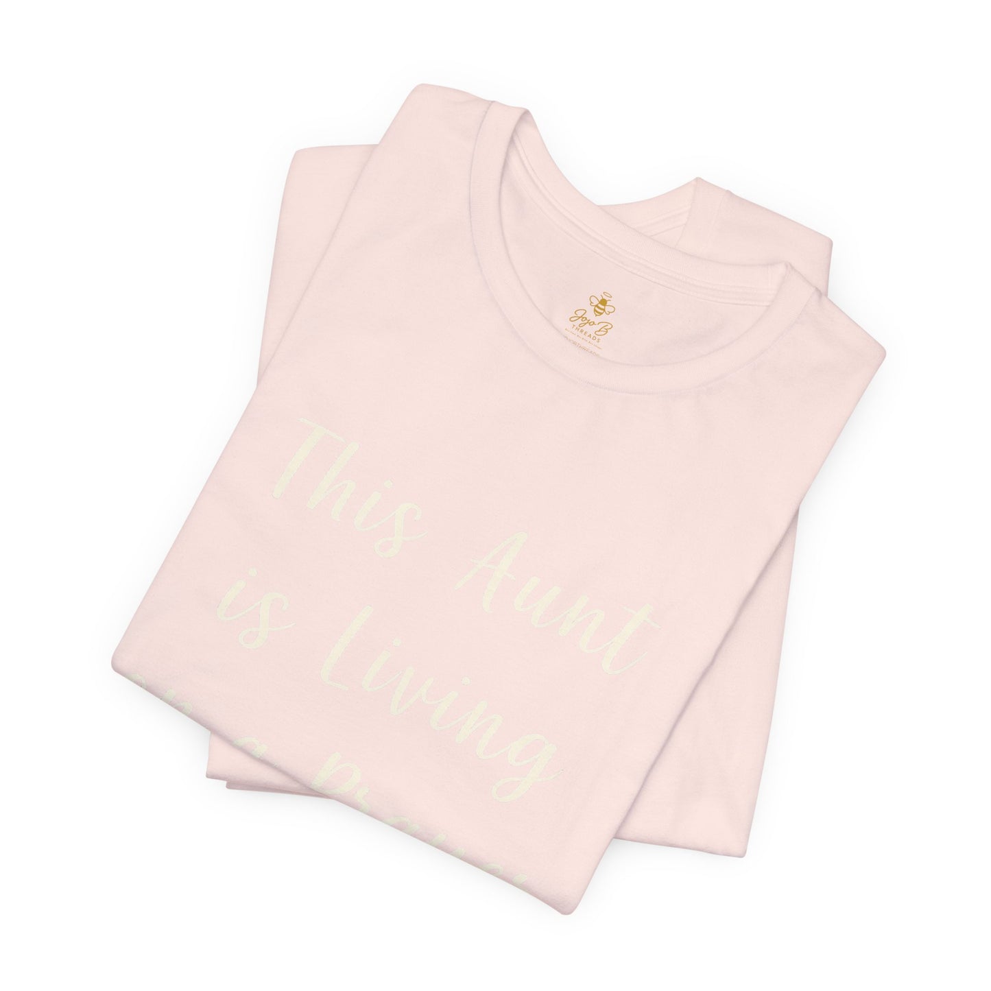 This Aunt Is Living on a Prayer | Jersey Tee