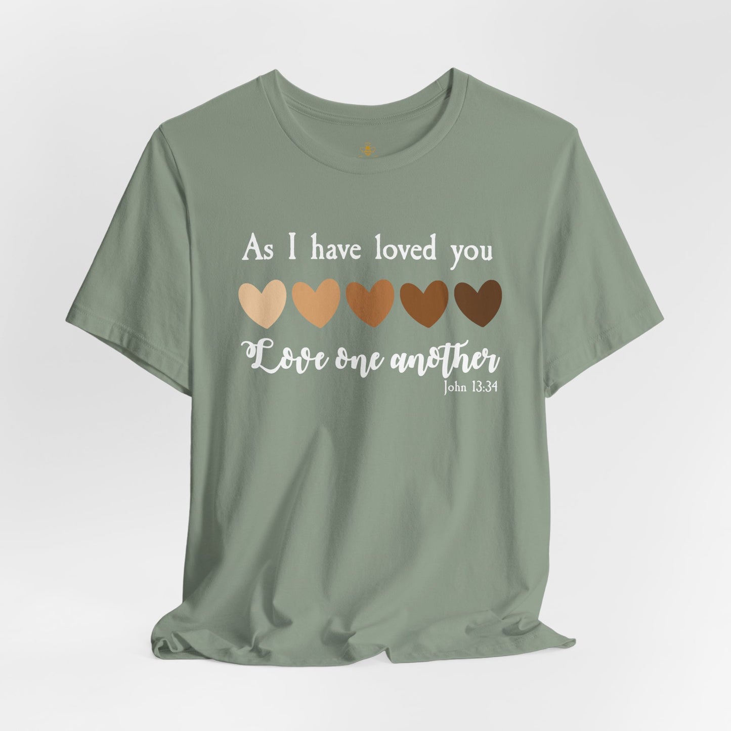 Love One Another – John 13:34  | Jersey Tee