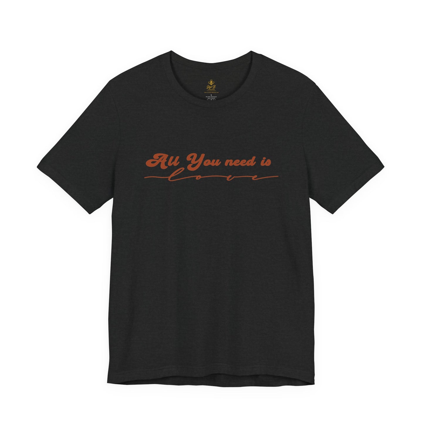 All You Need is Love – Handwritten Script | Jersey Tee