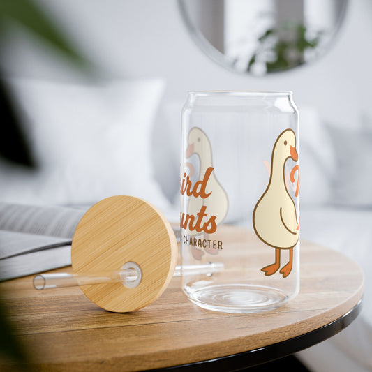 Weird Aunts Build Character | Glass 16oz