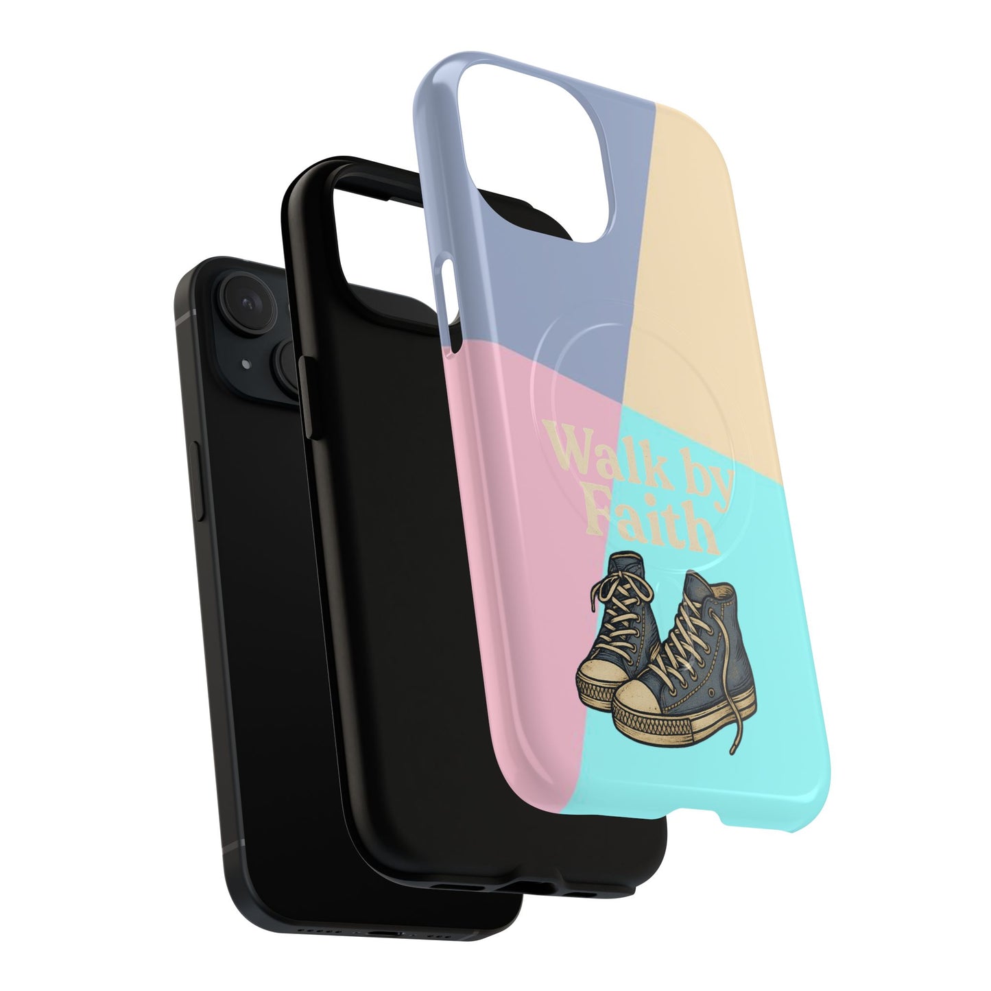 Walk by Faith – Vintage Sneakers | Tough Phone Case