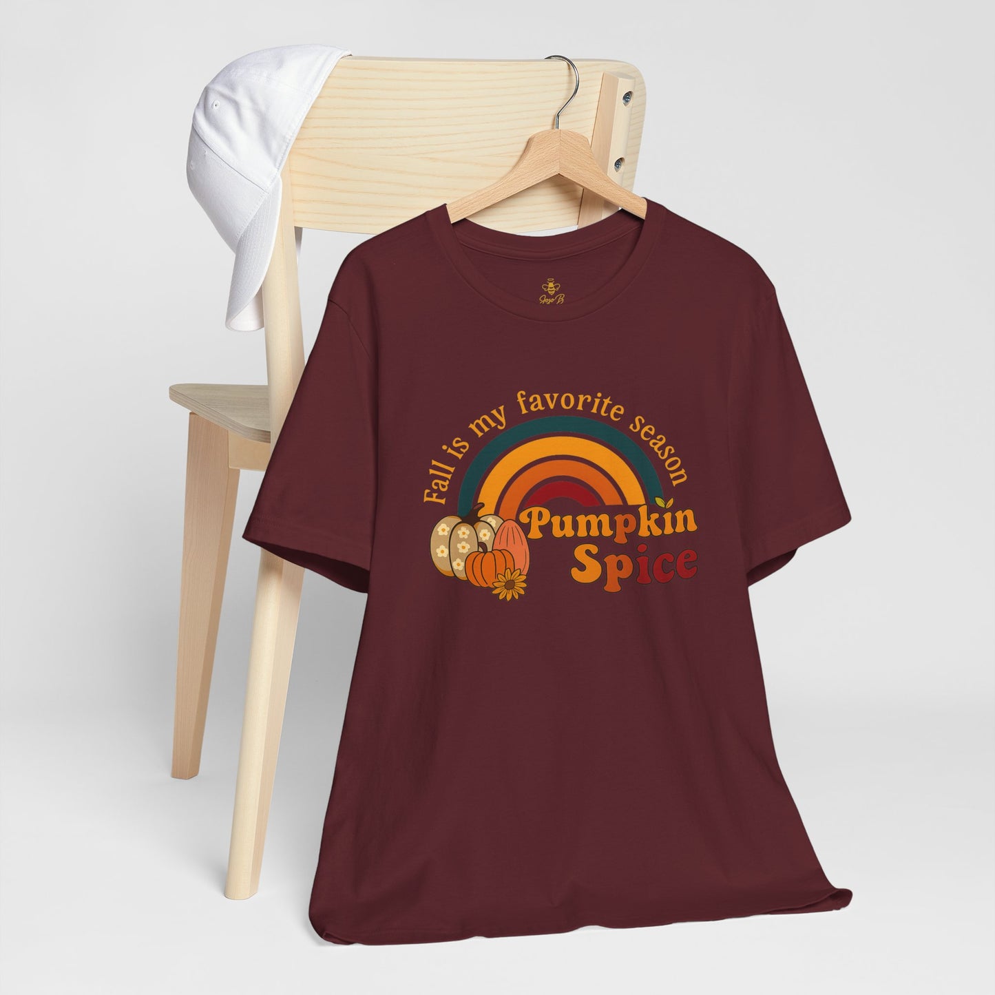 Fall is My Favorite Season Retro Pumpkin Spice Shirt | Jersey Tee