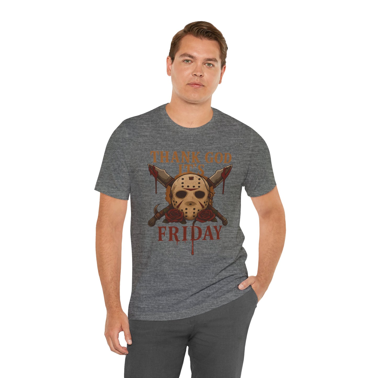 "Thank God It’s Friday – Horror Rose Edition" | Jersey Tee