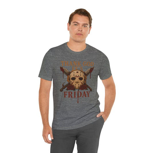 "Thank God It’s Friday – Horror Rose Edition" | Jersey Tee