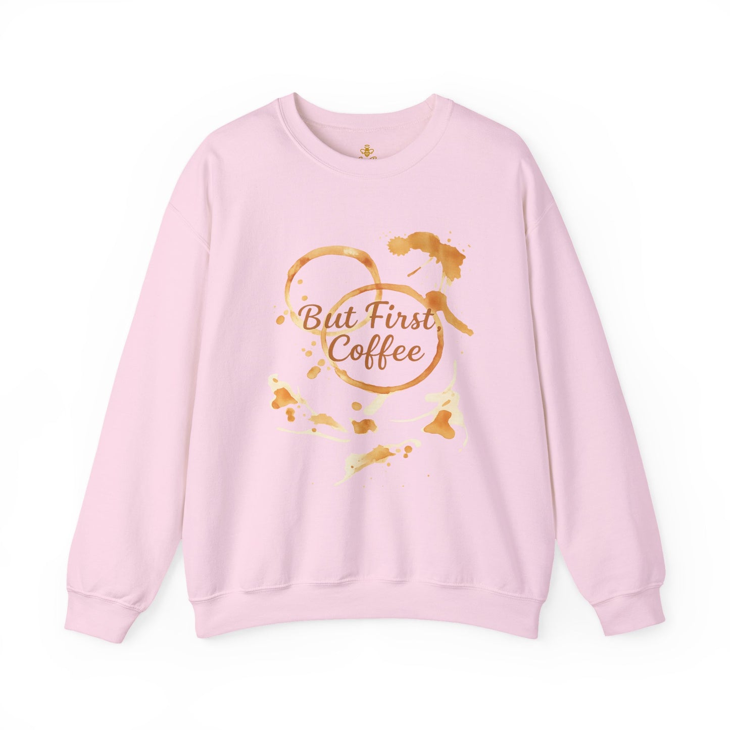 But First, Coffee – Watercolor Coffee Ring | Sweater