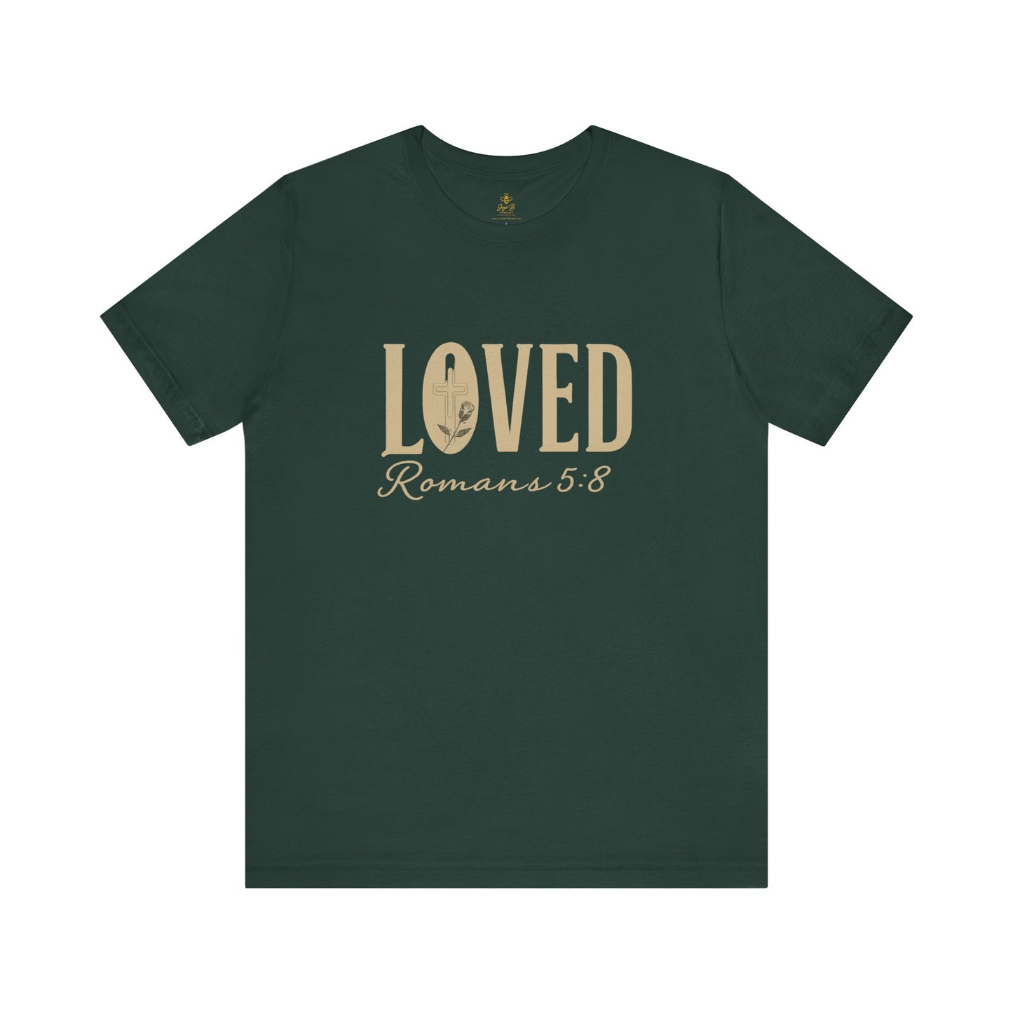 LOVED Romans 5:8 | Jersey Tee