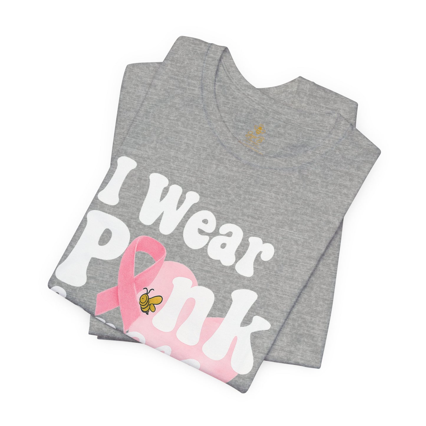 I Wear Pink for My Mom – Breast Cancer Awareness | Jersey Tee