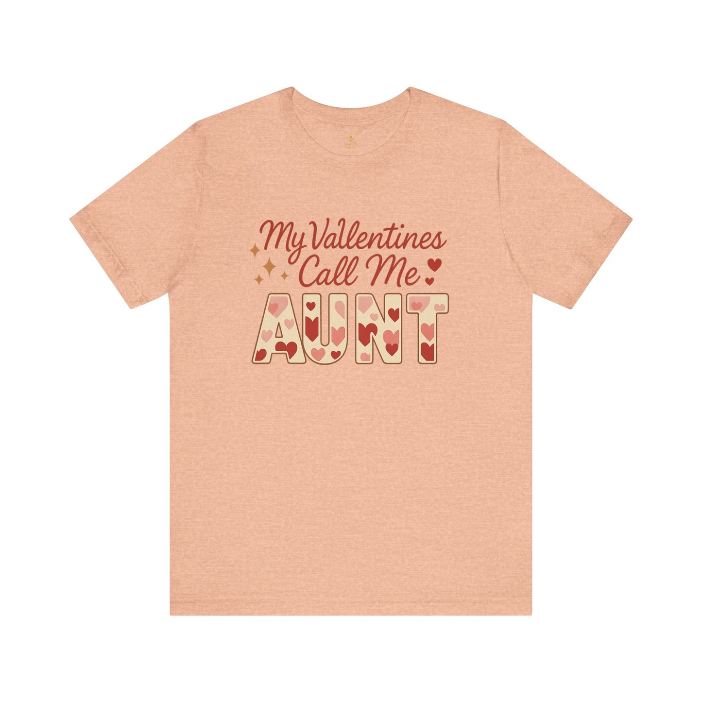 "My Valentines Call Me Aunt" | Jersey Tee