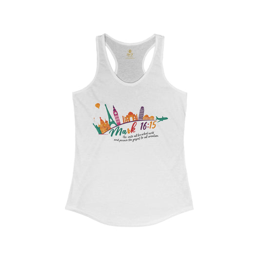 "Go Into All the World" | Racerback Tank