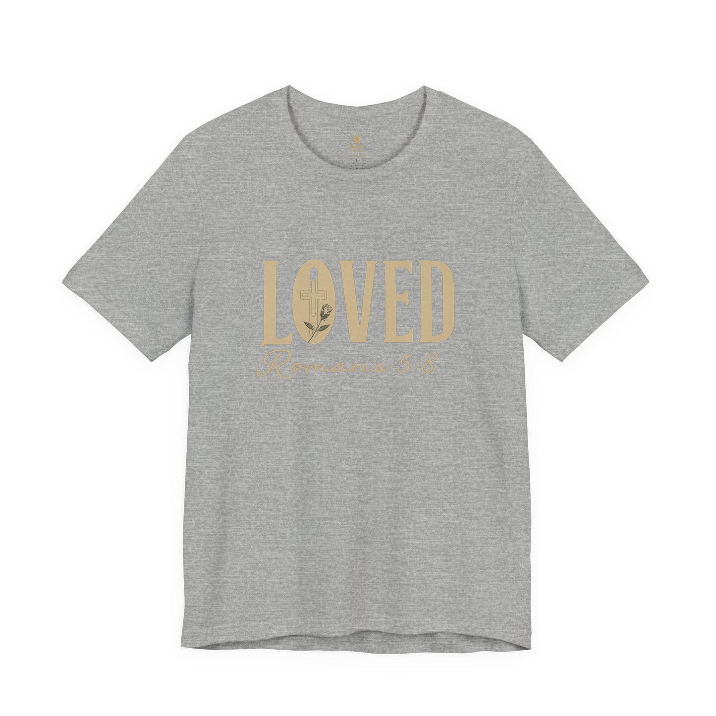 LOVED Romans 5:8 | Jersey Tee