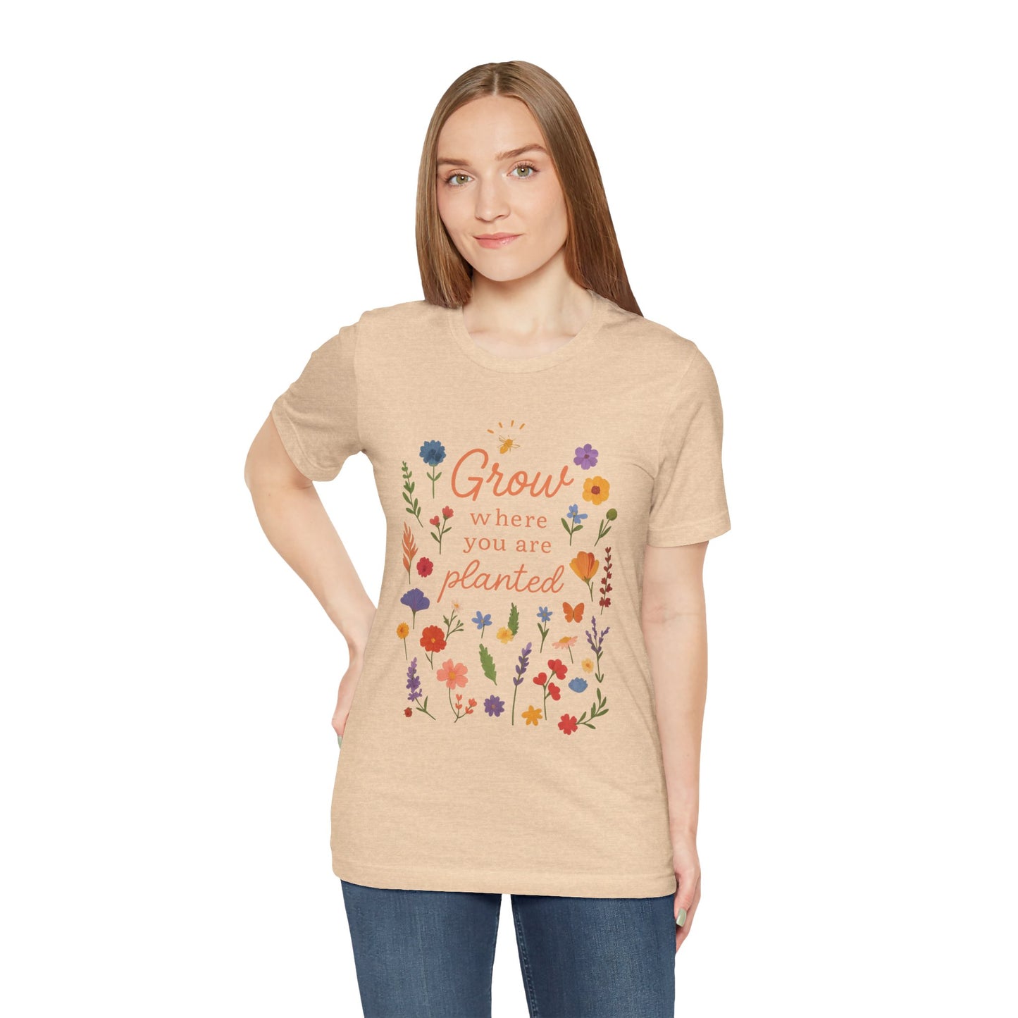 Grow Where You Are Planted | Jersey Tee