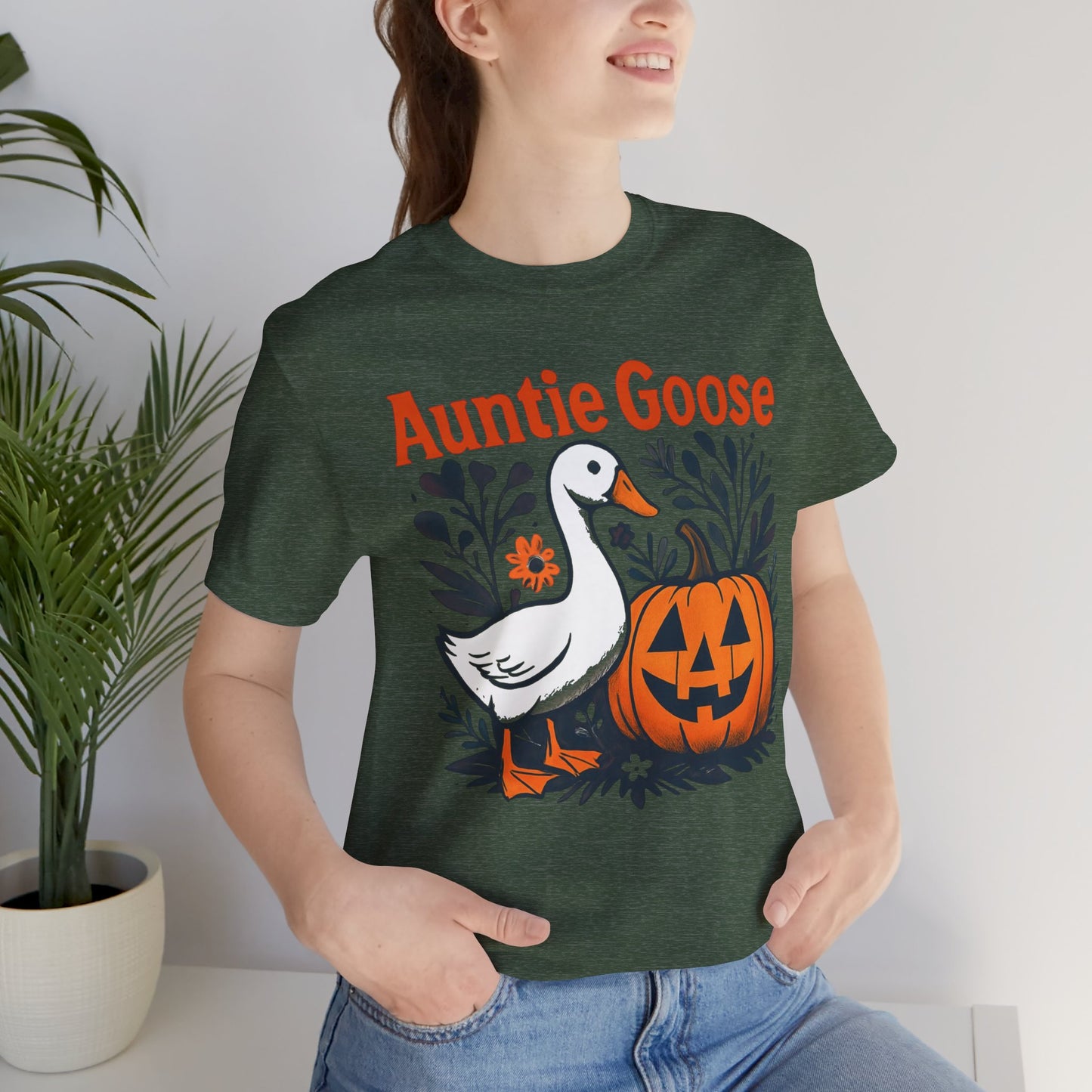 Auntie Goose Halloween | Jersey Tee