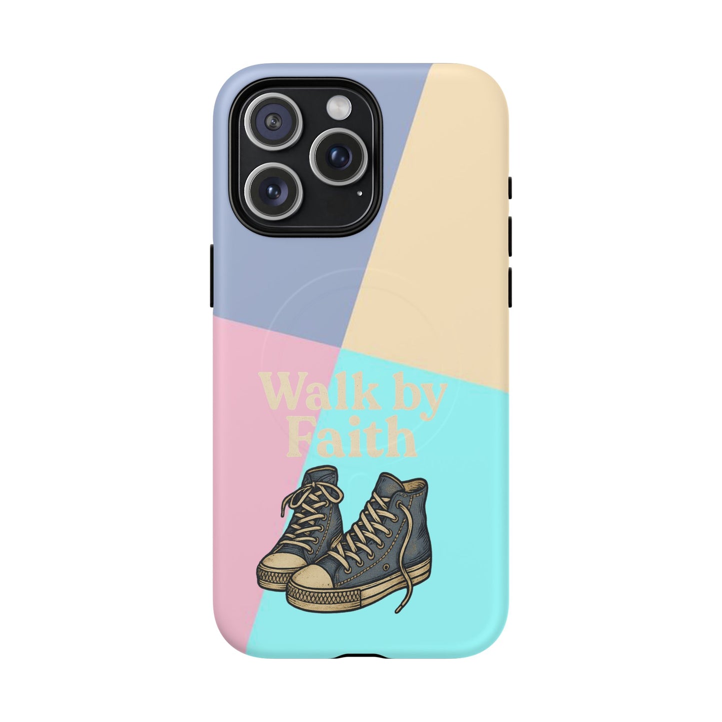 Walk by Faith – Vintage Sneakers | Tough Phone Case