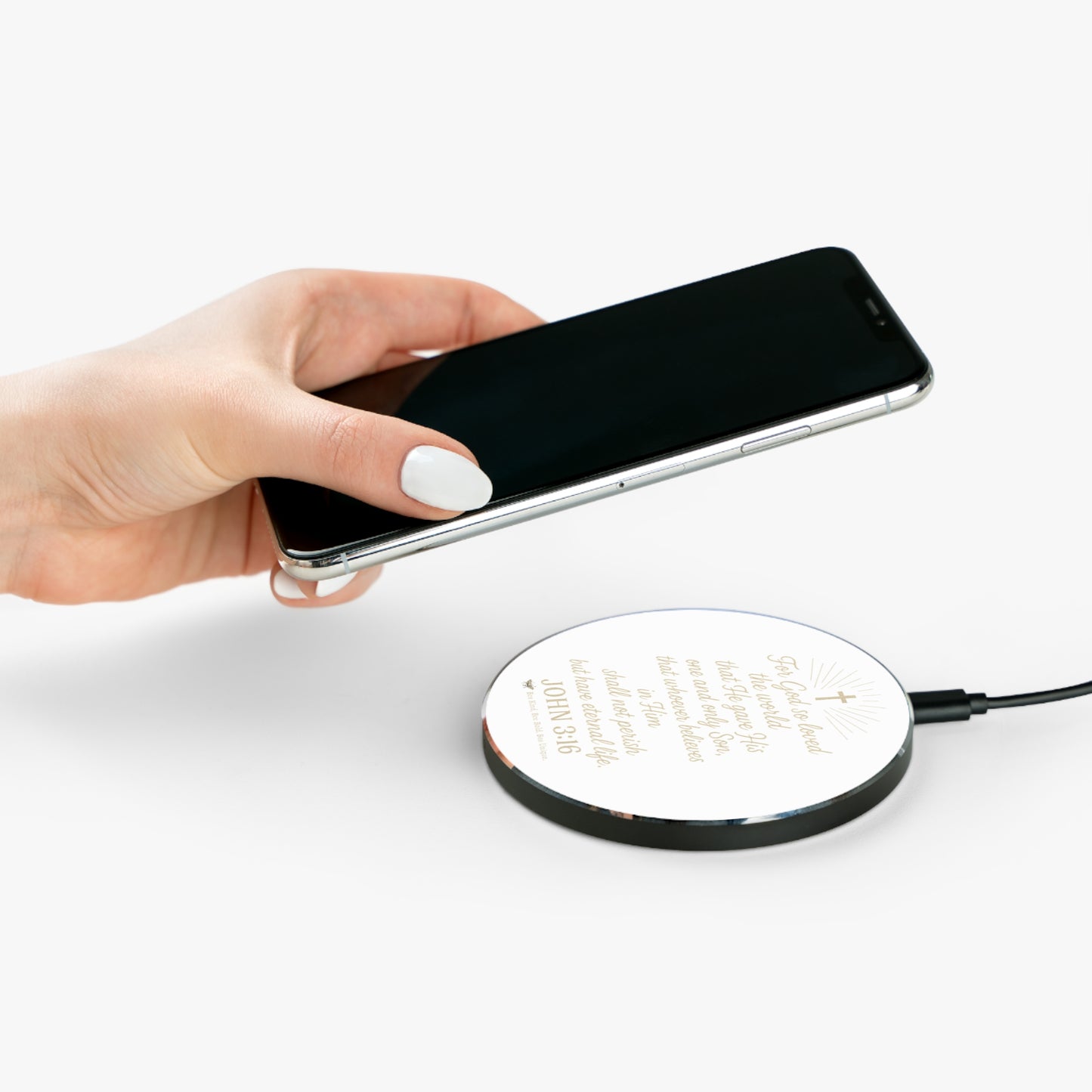 John 3:16 Scripture | Wireless Charging Pad