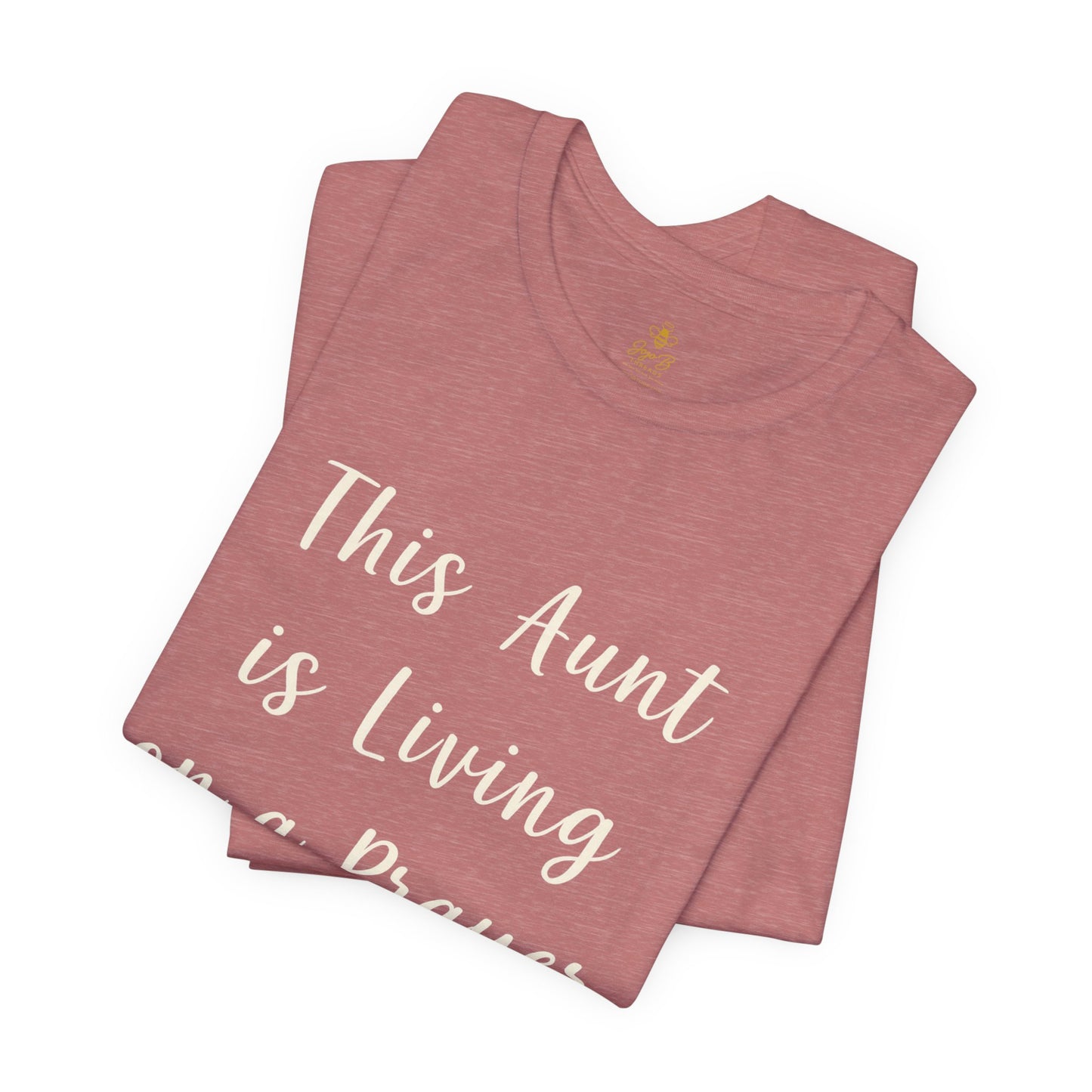 This Aunt Is Living on a Prayer | Jersey Tee