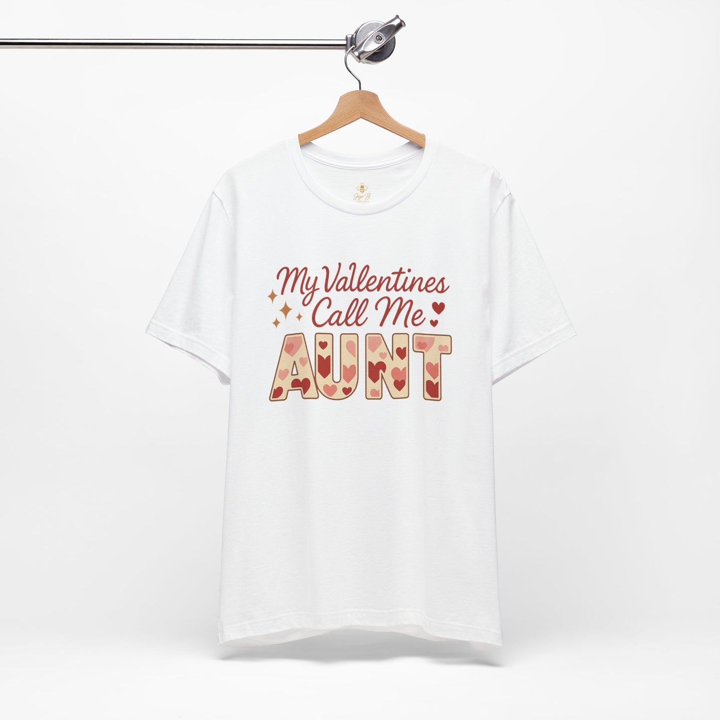 "My Valentines Call Me Aunt" | Jersey Tee