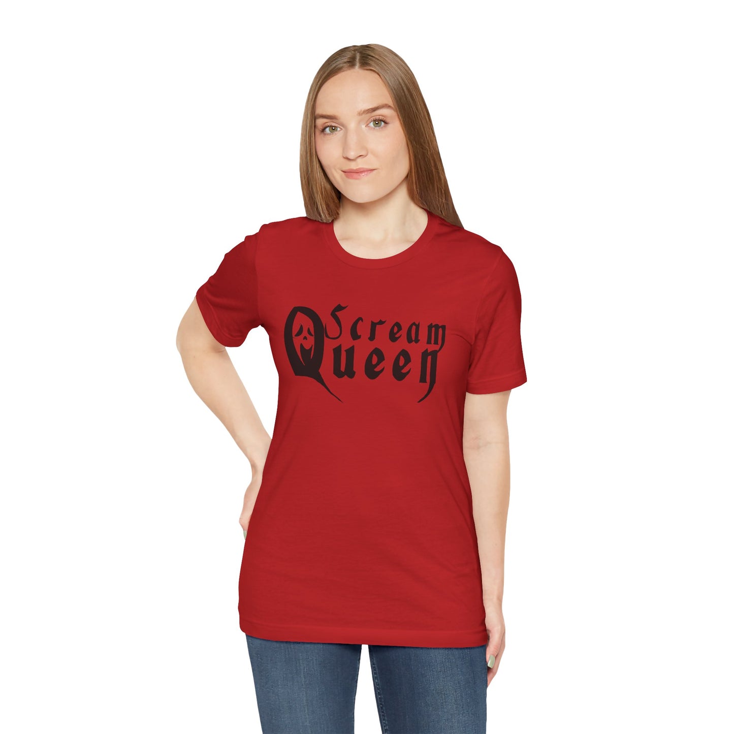 “Scream Queen – Gothic Horror Vibes” | Jersey Tee