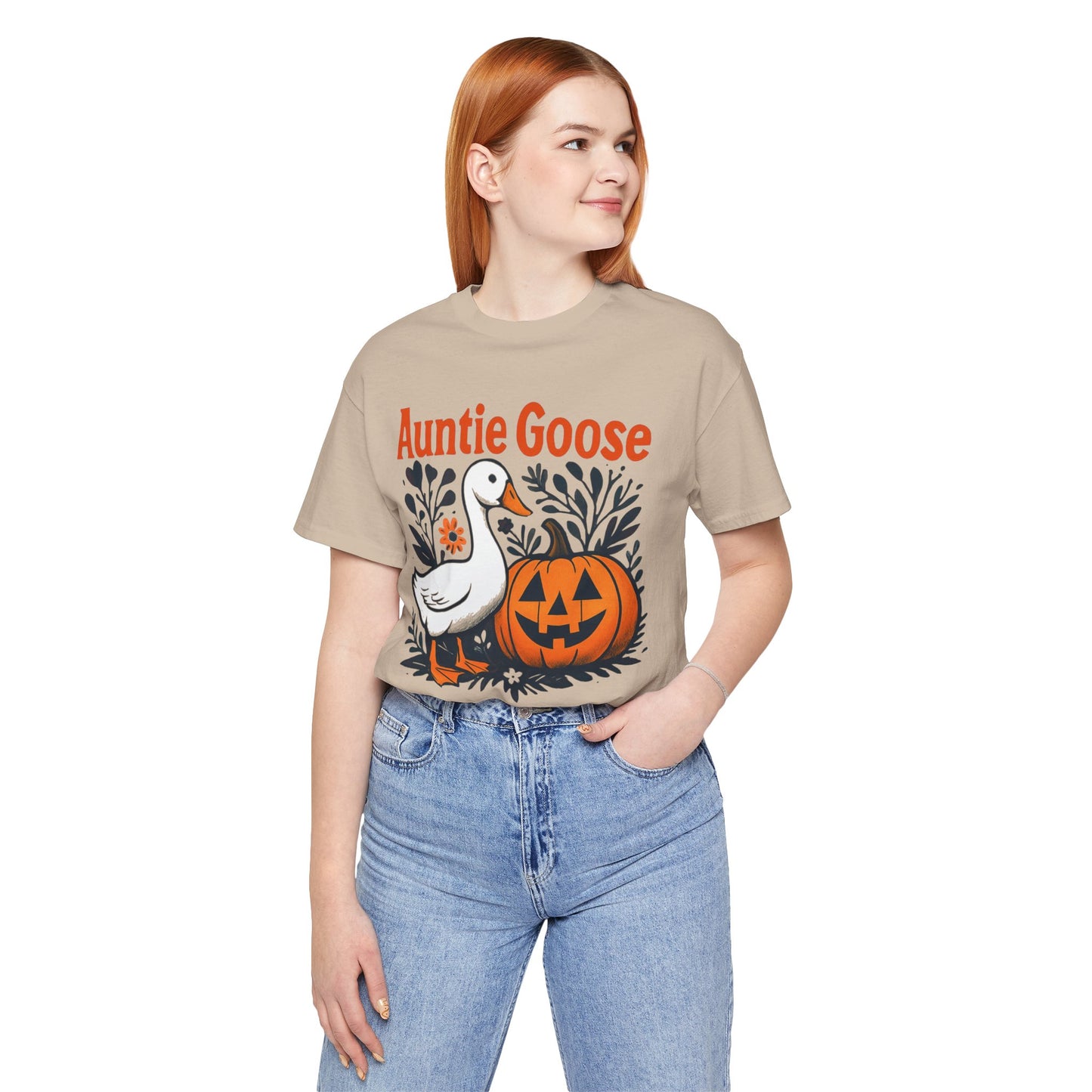 Auntie Goose Halloween | Jersey Tee