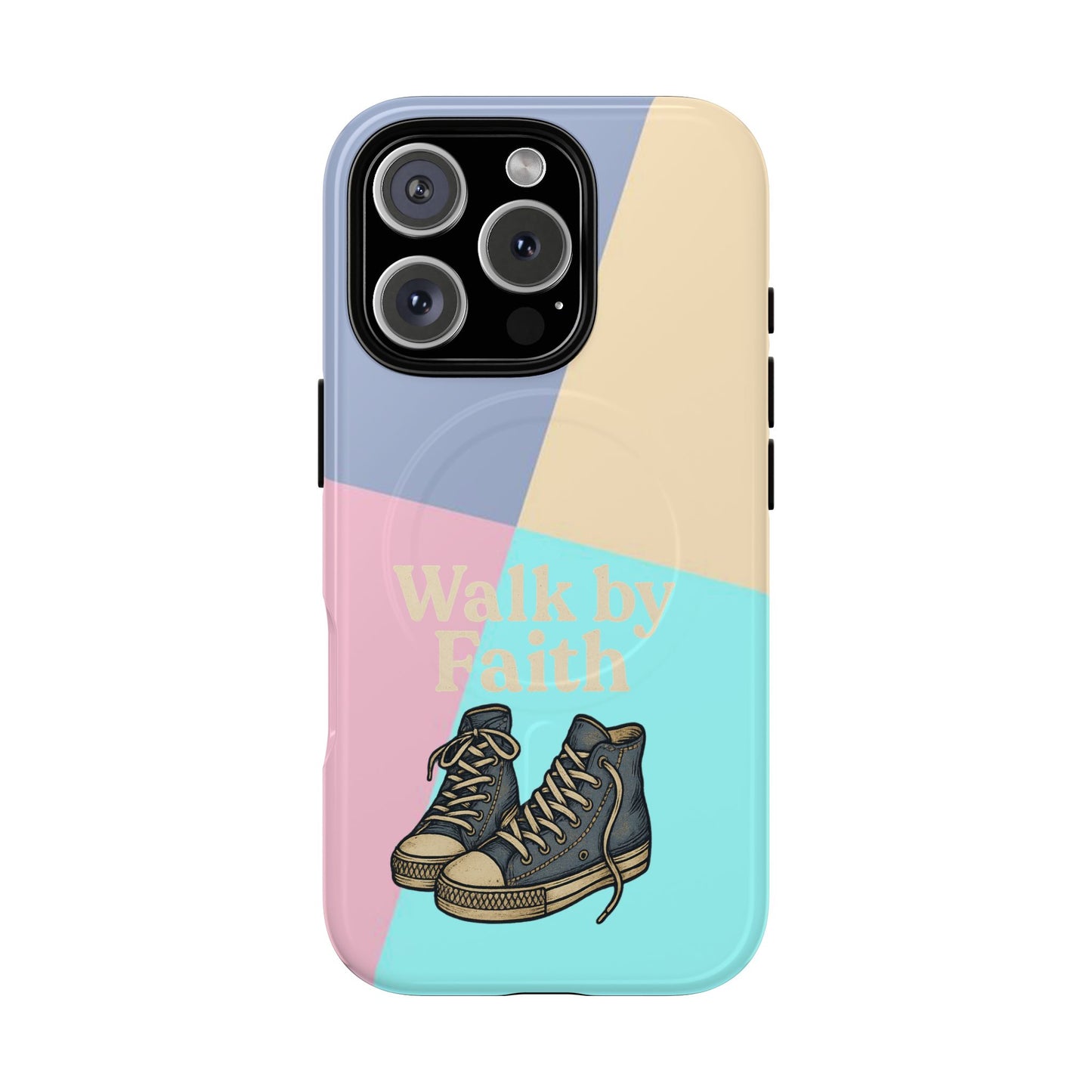 Walk by Faith – Vintage Sneakers | Tough Phone Case