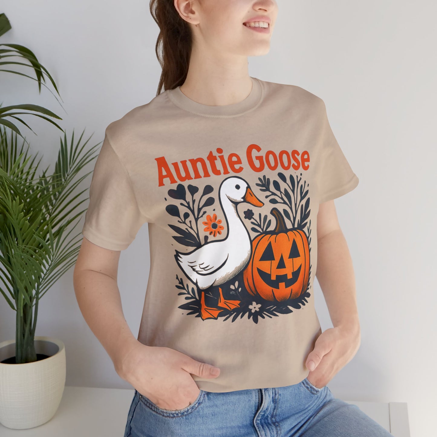 Auntie Goose Halloween | Jersey Tee
