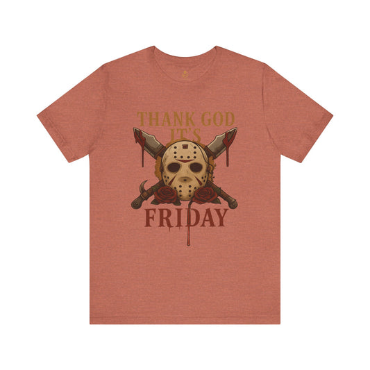 "Thank God It’s Friday – Horror Rose Edition" | Jersey Tee