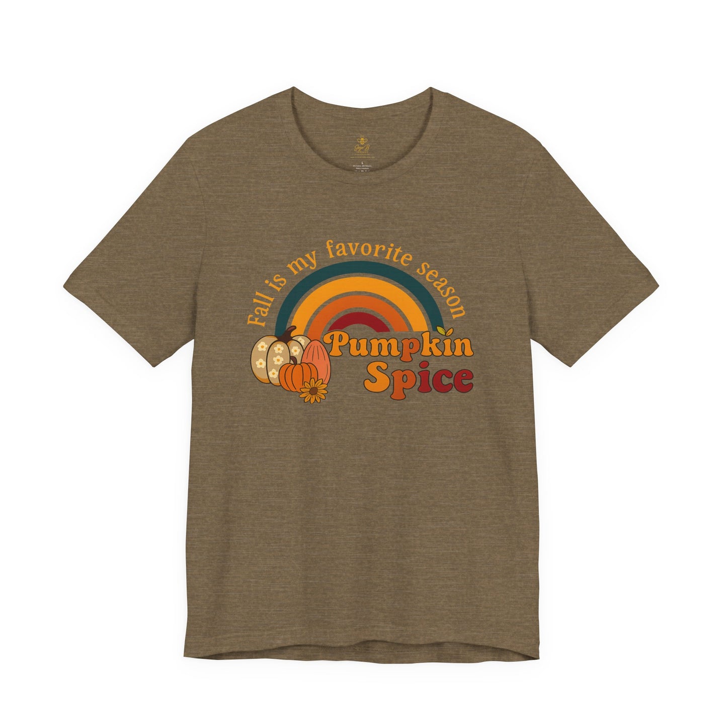 Fall is My Favorite Season Retro Pumpkin Spice Shirt | Jersey Tee