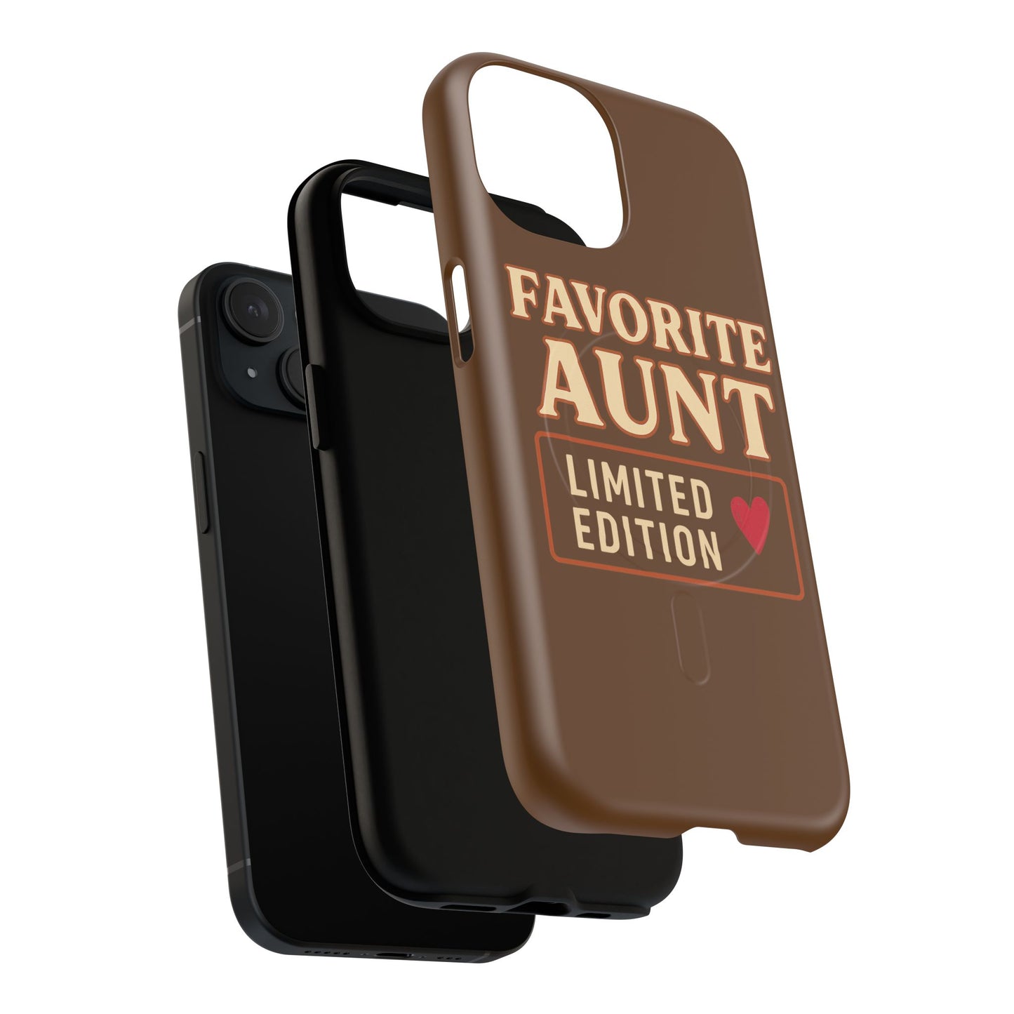 "Aunt Life Red Heart Edition" | Tough Phone Case