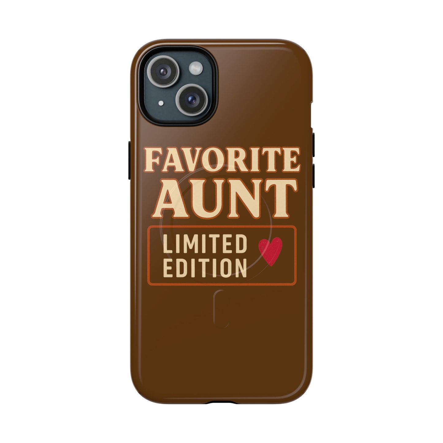 "Aunt Life Red Heart Edition" | Tough Phone Case