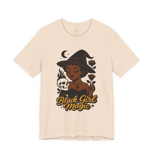 Black Girl Magic Witchy Halloween | Jersey Tee