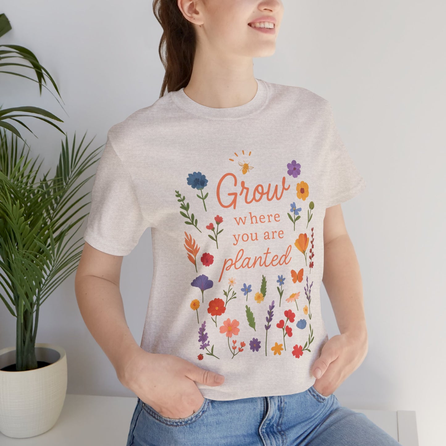 Grow Where You Are Planted | Jersey Tee