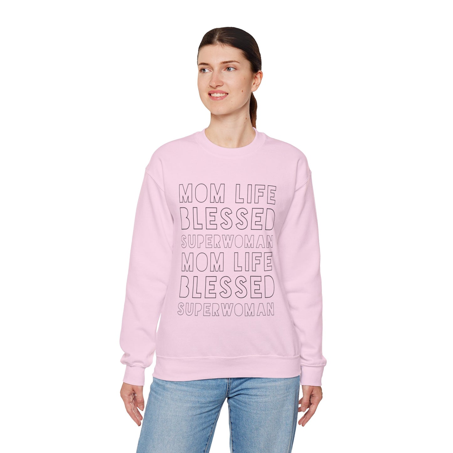 Mom Life. Blessed. Superwoman | Sweater