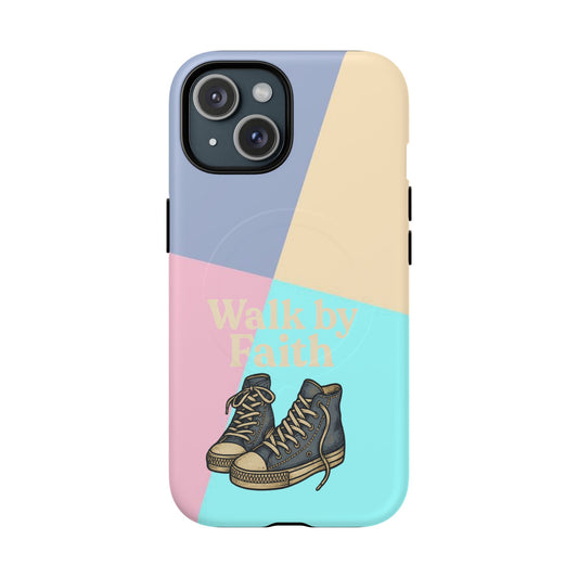 Walk by Faith – Vintage Sneakers | Tough Phone Case