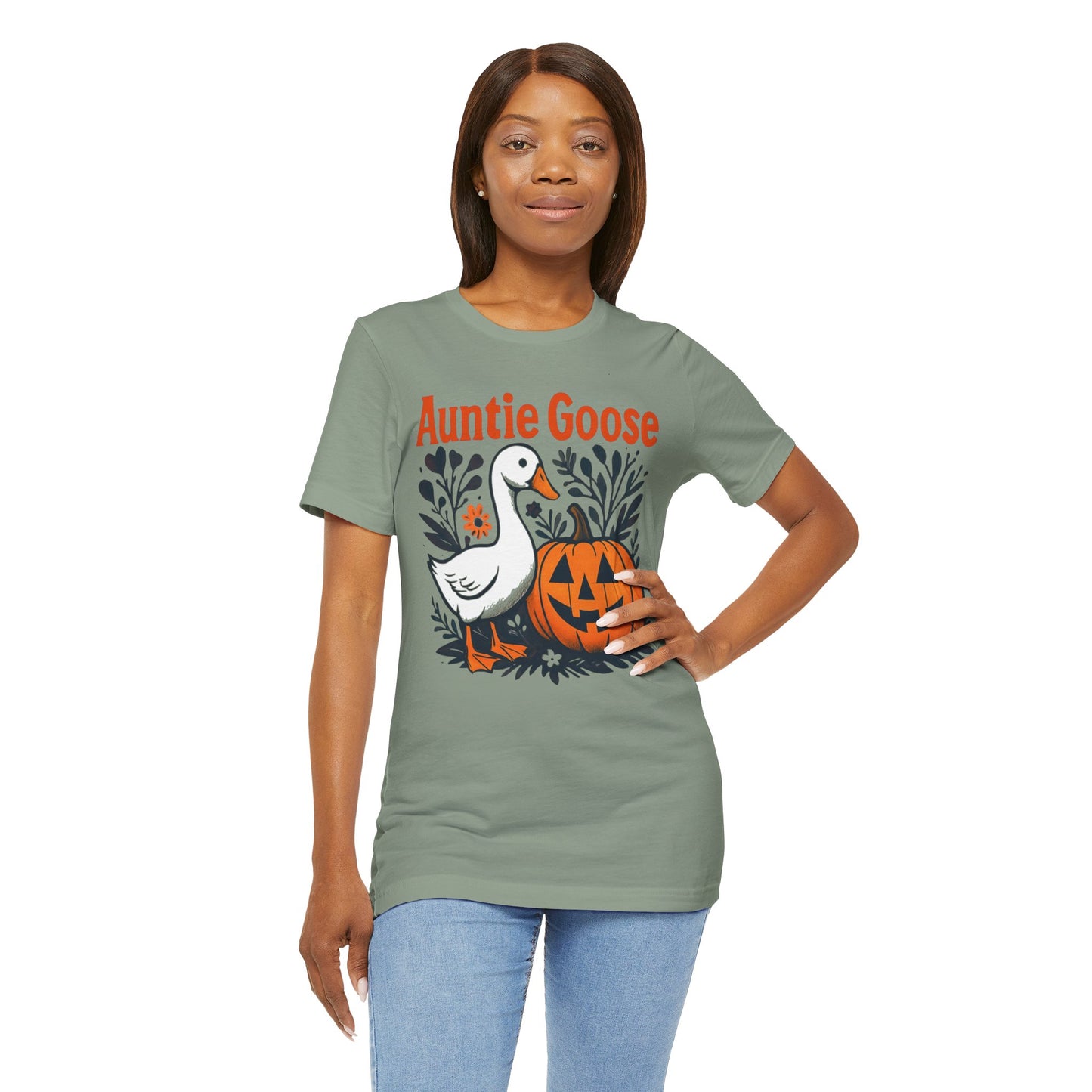 Auntie Goose Halloween | Jersey Tee