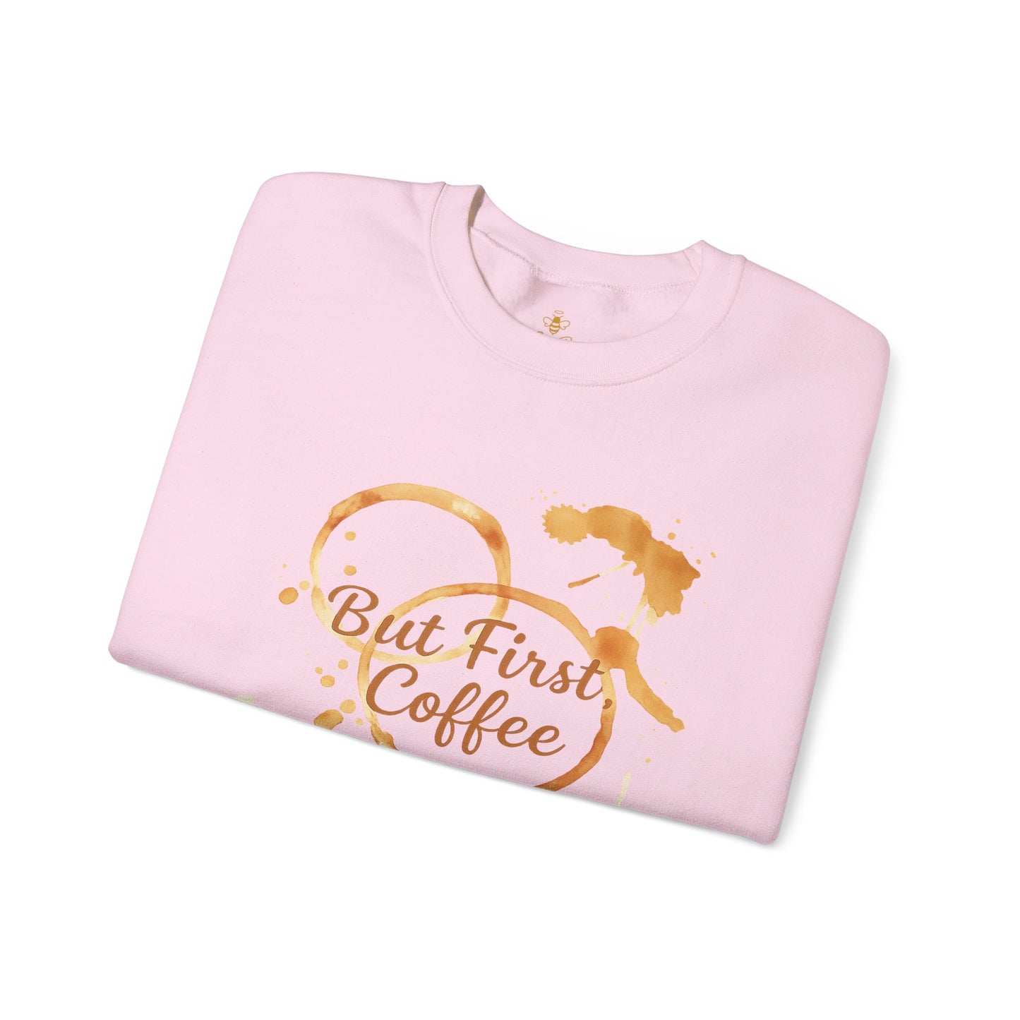 But First, Coffee – Watercolor Coffee Ring | Sweater